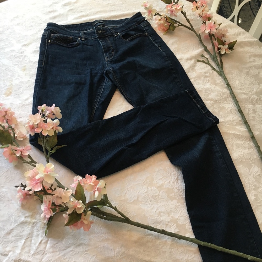 White House Black Market Stretchy Slim Jeans 4R